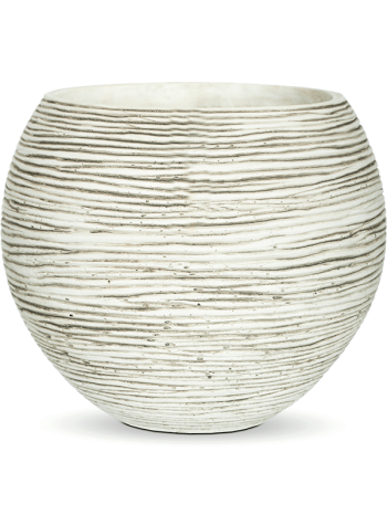 Květináč Capi nature ball bílý (sada 2ks) ⌀ 19 cm